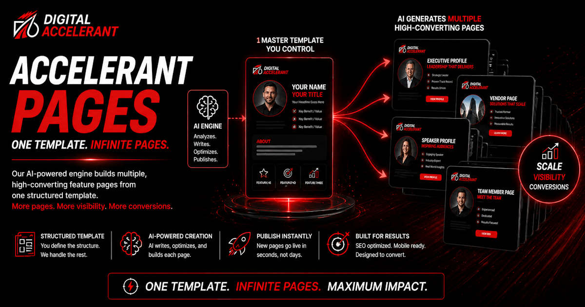 Accelerant David Roche Accelerant Pages™