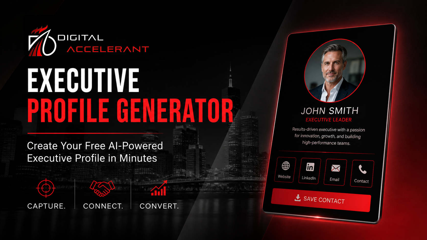 Profile Digital Free Executive Profile | Digital Accelerant